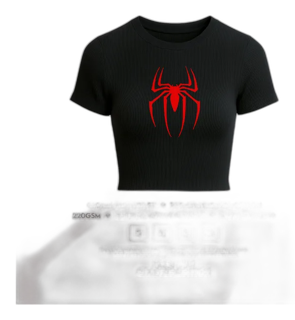Web Slinger Emblem (Crop Tee)