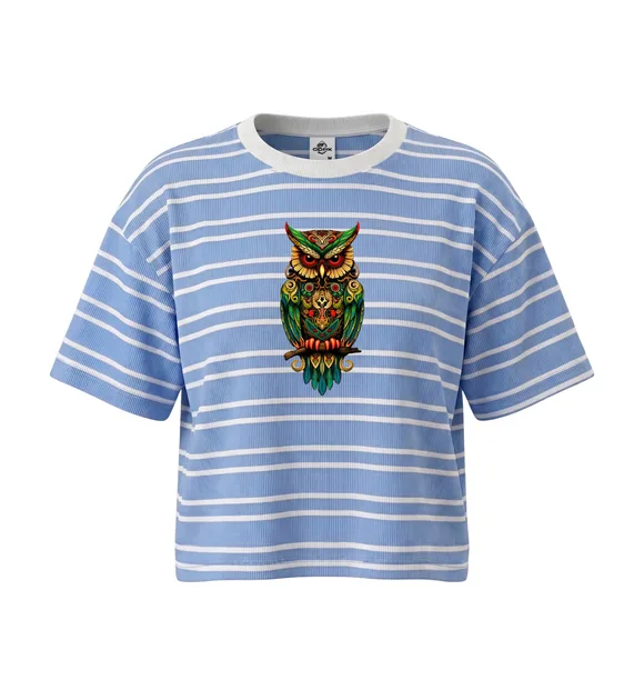 Owl Oversized Boxy Tee